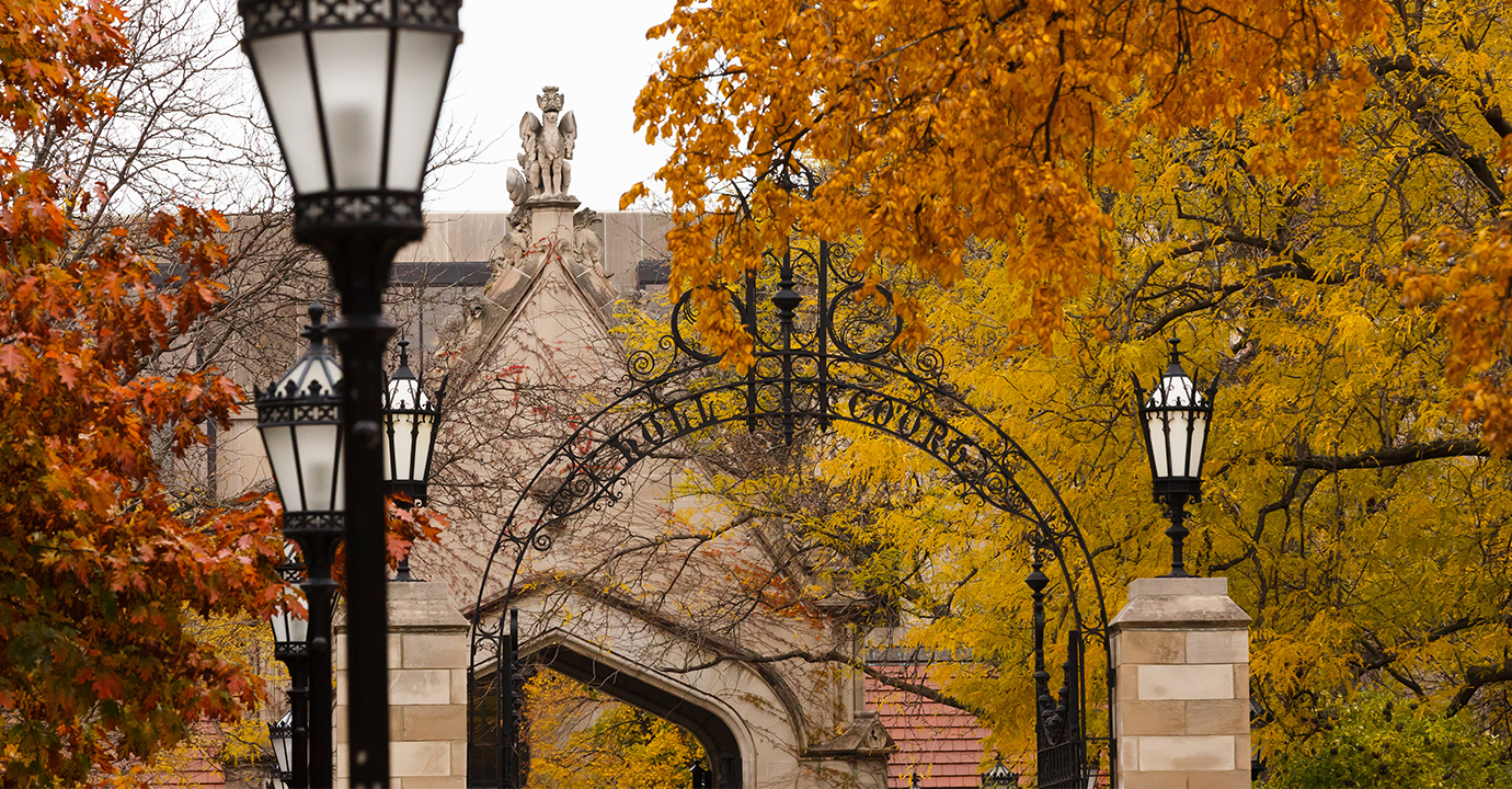 UChicago Campus in the Fall